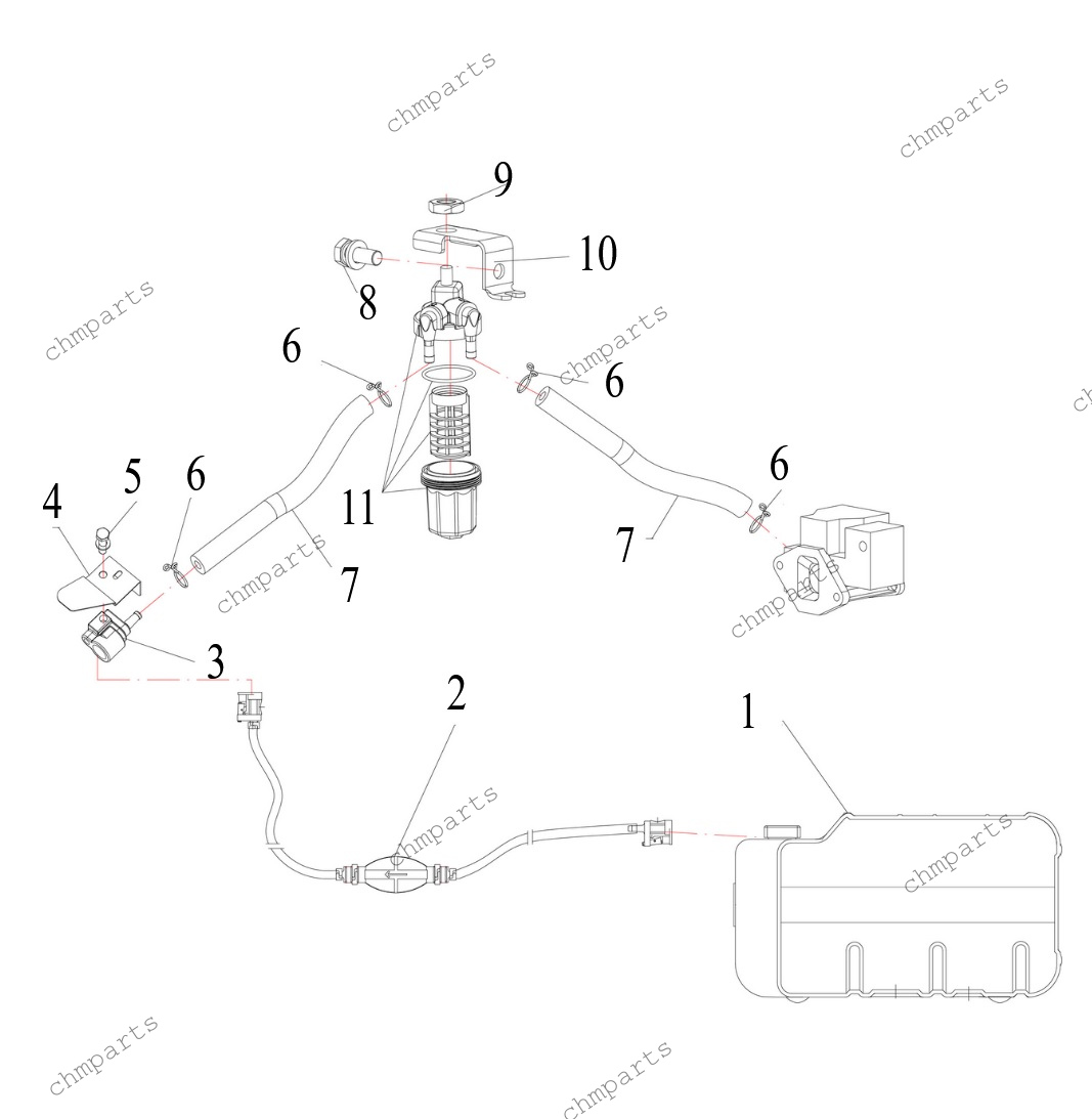 Детали топливной системы