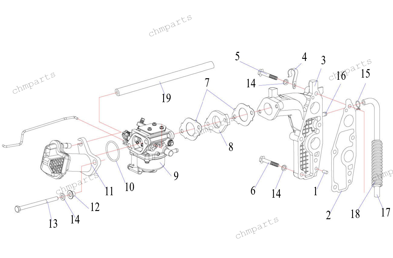 Детали впуска, карбюратор