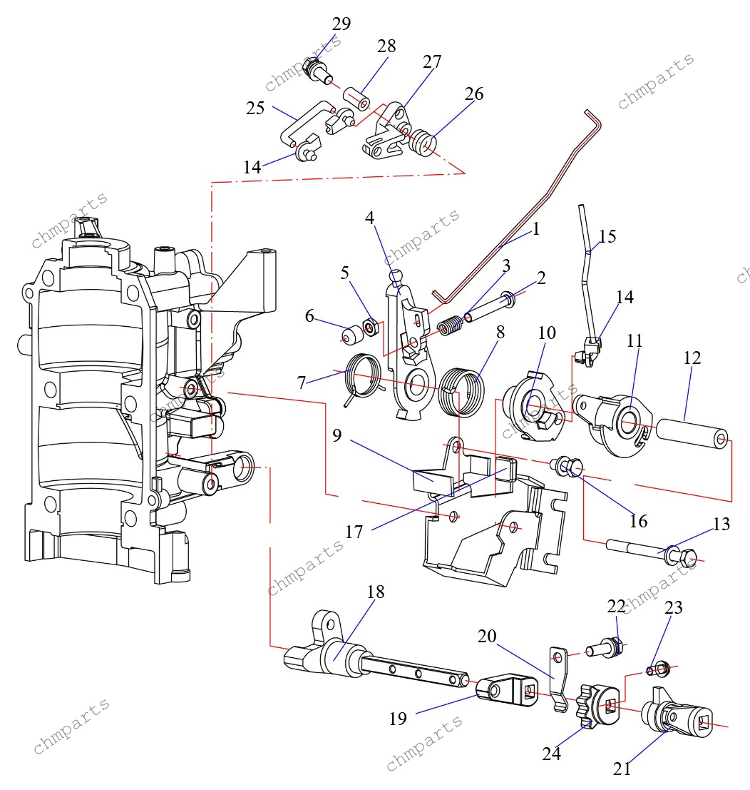 Детали управления внутренние