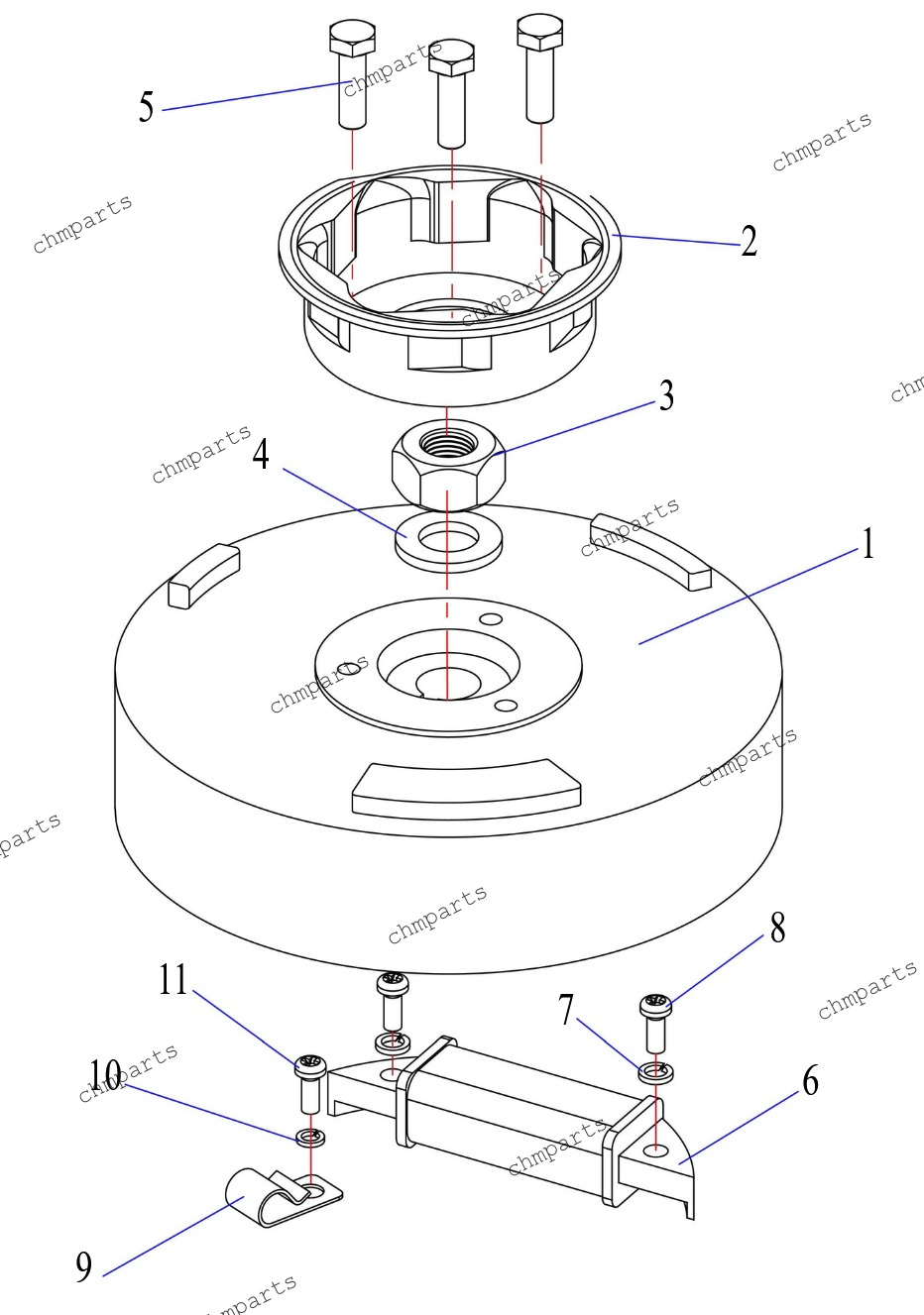 Маховик, катушка