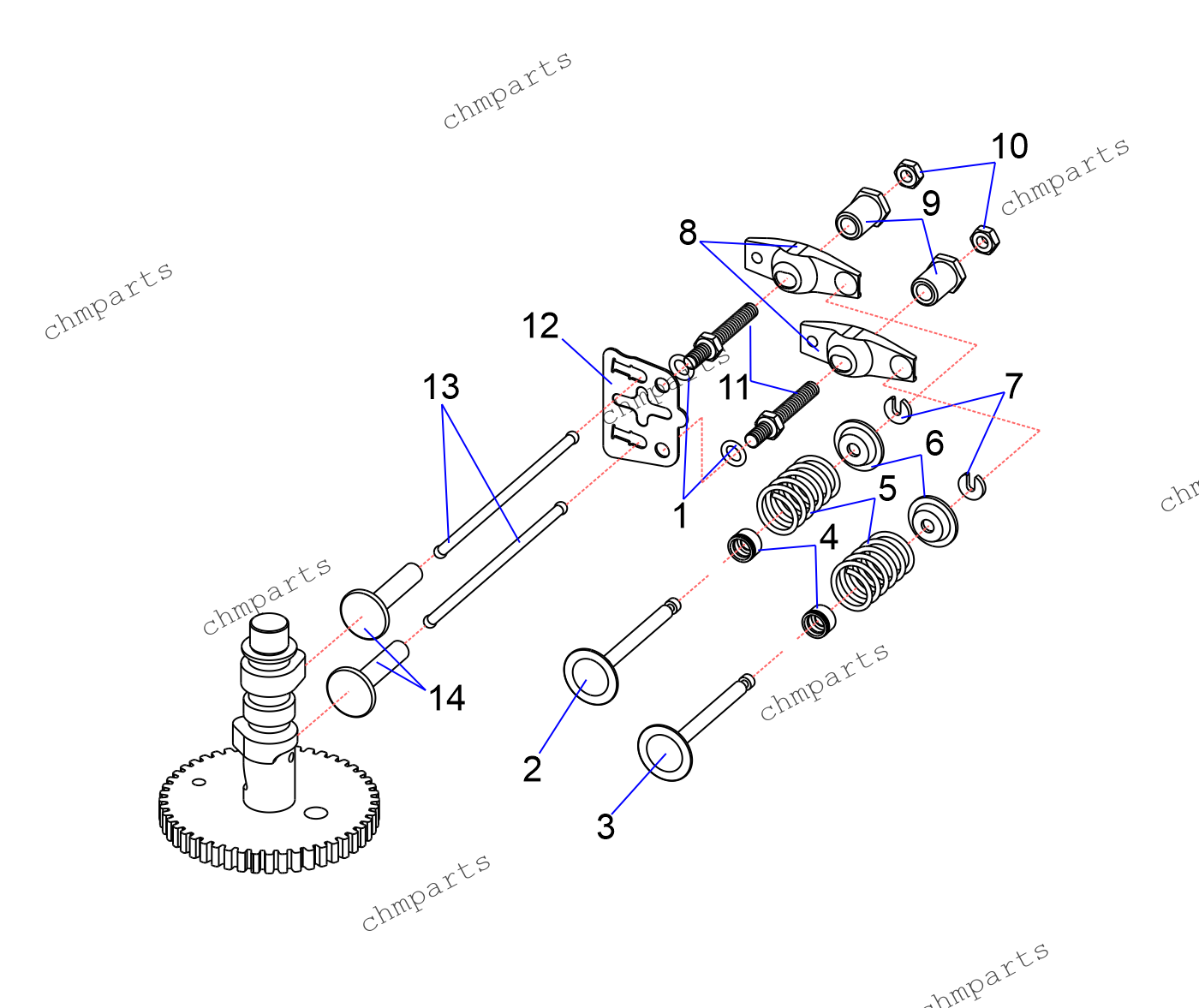 Распредвал, клапаны