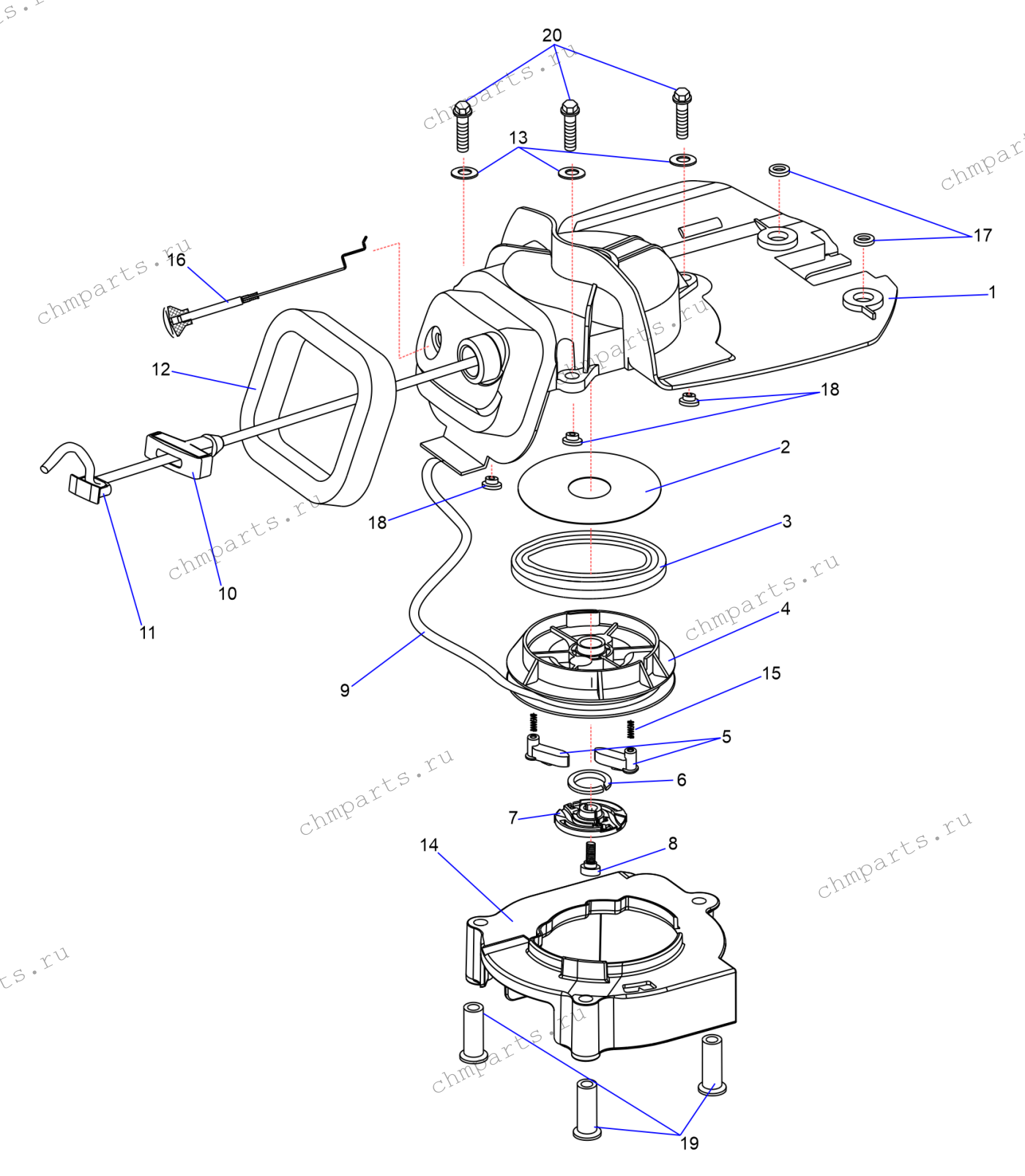 Стартер ручной
