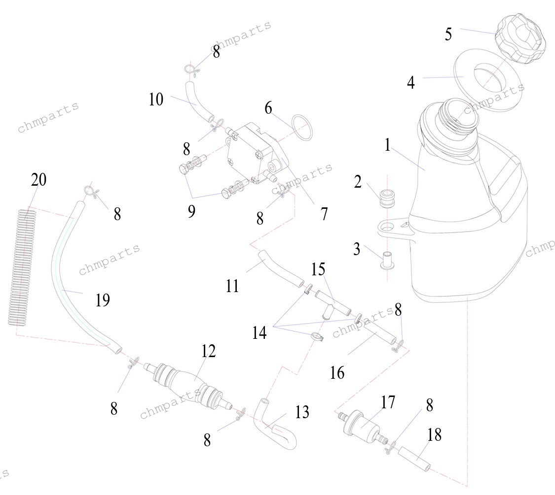 Детали топливной системы