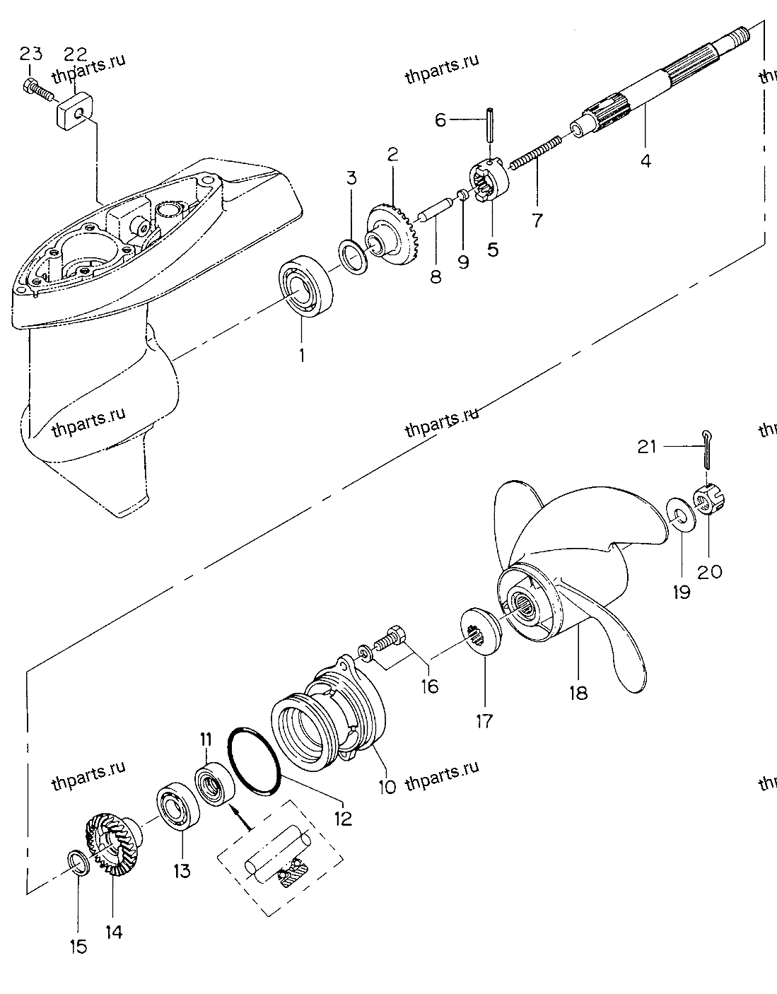 Редуктор (вал винта)
