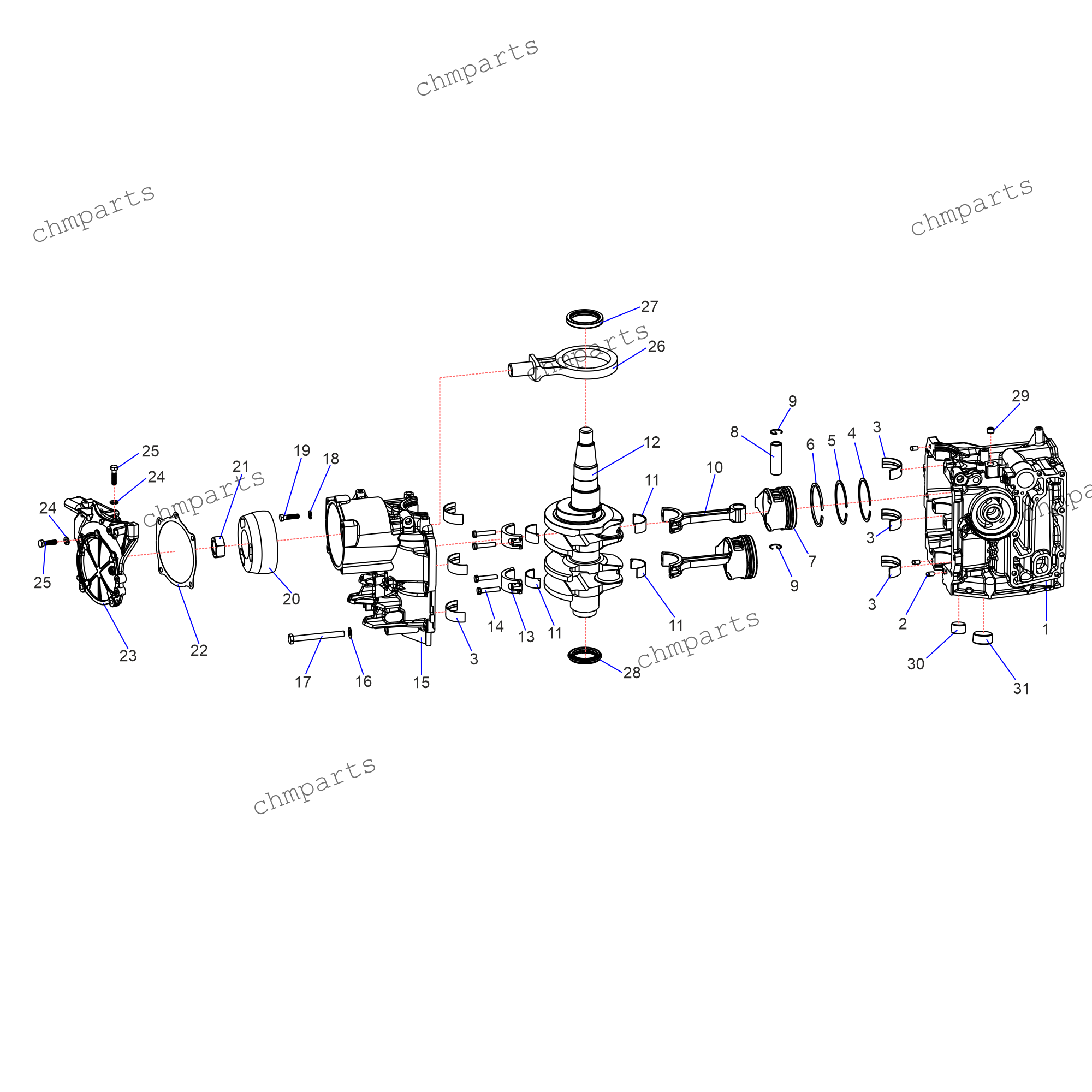 Детали мотора