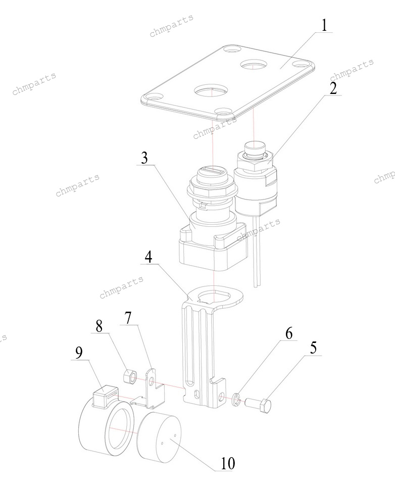 Панель с замком зажигания
