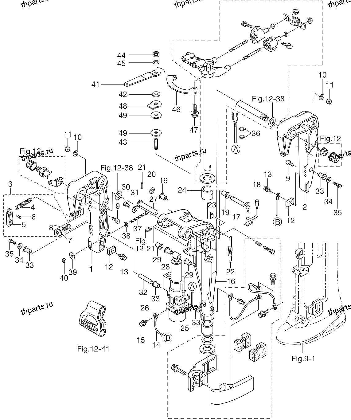 Подвеска двигателя (EFT, EPT type)