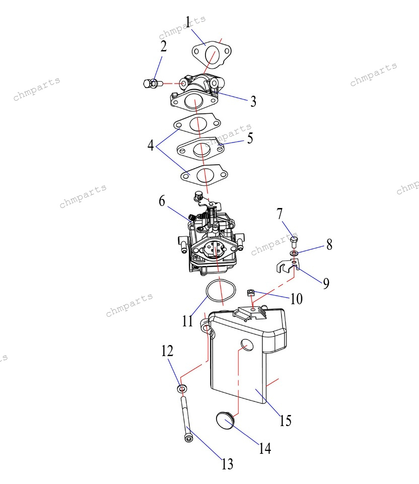 Детали впуска, карбюратор